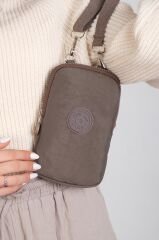 M 226 Mega Bag Krinkıl Kumaş Unisex Küçük Omuz Çantası, Telefonluk