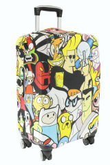 (My#135 Çizgi Karakter) VALİZ İÇİN KILIF