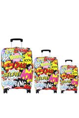 (My#105 OMG) VALİZLER İÇİN KILIF SETİ (KABİN ORTA VE BÜYÜK)