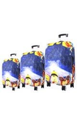 (My#109 Game-1) VALİZLER İÇİN KILIF SETİ (KABİN ORTA VE BÜYÜK)