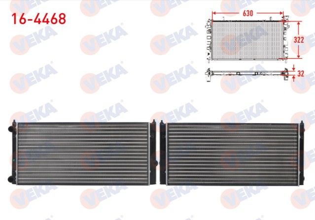 VOLKSWAGEN GOLF III (1H1) 1.6 - 1.9 TDI - 2.0 GTI 1991-1999 SU RADYATORU MEKANIK