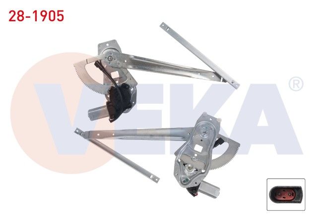 FORD TRANSIT (V184) 2000-2006 / TRANSIT (V347) 2006-2014 CAM KRIKOSU ELEKTRIKLI MOTORLU SAG ON