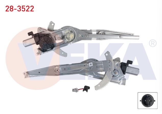 RENAULT KANGOO II 1998-2008 CAM KRIKOSU ELEKTRIKLI MOTORLU SOL ON