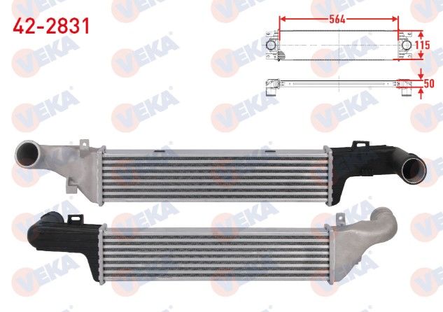 MERCEDES E-SERISI (W210) E 300 TURBO-D 177 hp 1996-1999 TURBO RADYATORU (INTERCOOLER)