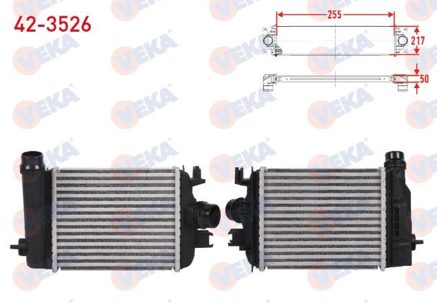 RENAULT CLIO V 1.0 TCE 2020- TURBO RADYATORU (INTERCOOLER)