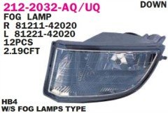 TOYOTA	RAV4 (A2) SİS FARI SOL 01-03 Benzin
