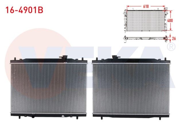 DFM Panelvan 1.3 M-T AC+/- 2009- Su Radyatörü Brazing