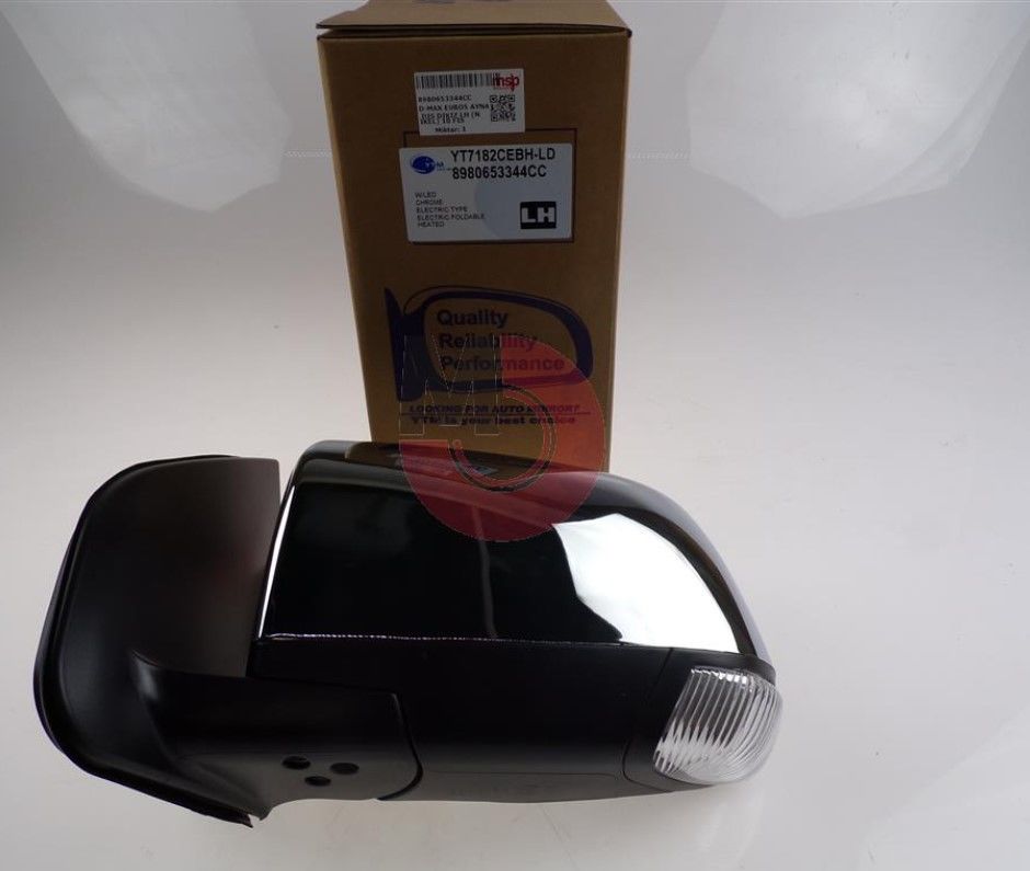 Isuzu D-Max Euro5 Ayna Dış Dikiz LH (Nikel) 10 Fiş