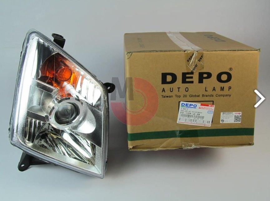 D-MAX Far Komple (Motorsuz) RH (2007--2011) Mercekli DEPO