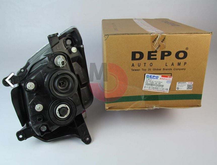 D-MAX Far Komple (Motorsuz) RH (2007--2011) Mercekli DEPO