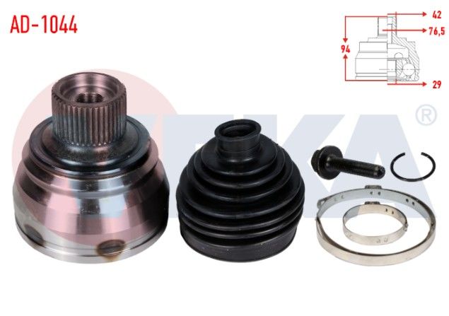AUDI A4 (8K2,B8) 2.0 TDI A-T 42X29X76,50 UZUNLUK 94mm 2007-2015 AKS KAFASI SOL-SAG ON DIS