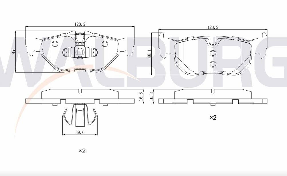 BMW 3 SERISI (E90) 320 D 2005-2011 FREN BALATA ARKA