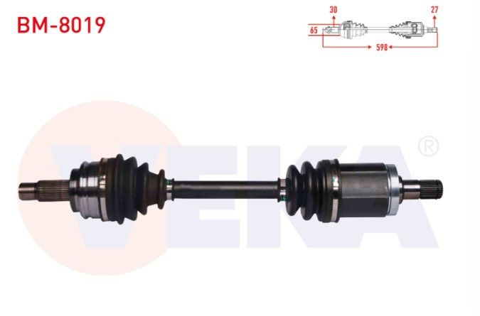 BMW X3 (E83) 2.0 D X-DRIVE UZUNLUK 598 mm 2004-2010 KOMPLE AKS SOL ON