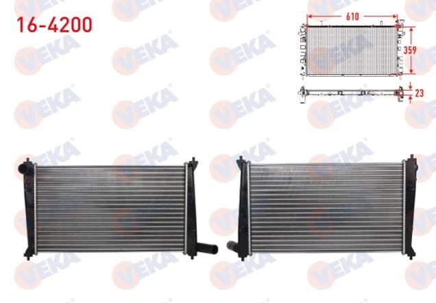 Tata Indica Su Radyatörü Mekanik (40_V2) 1.4 D 1998-2003