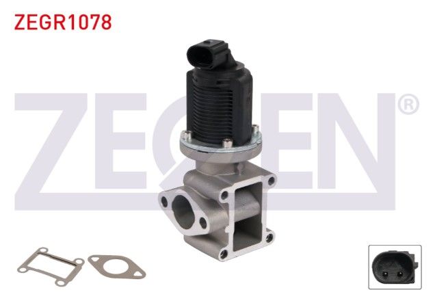 OPEL ASTRA H (Z 19 DT) 2004-2010 / VECTRA C (Z 19 DT) 2004-2009 / ALFA ROMEO 156 (192 B1.000) 2002-2004 / FIAT BRAVO II (937 A5.000) 2007-2014 EGR VALFI 2 PIN 1.9 JTD-CDTI
