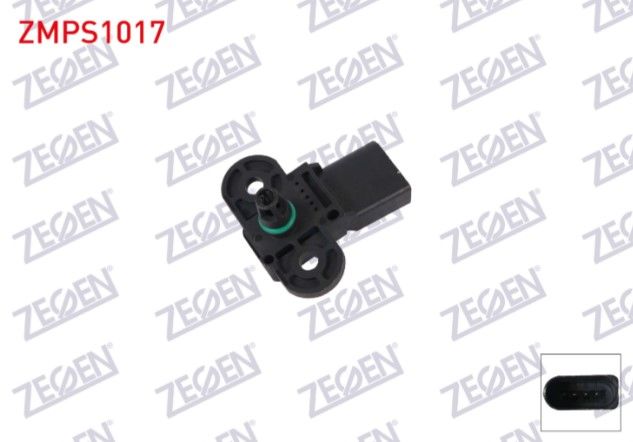 VW GOLF 1.6-2.0 04-08/ GOLF 1.6 08-12/ JETTA 1.6 05-10/ PASSAT 1.6 05-10/ POLO 1.4 99-01/ POLO 1.2 01-07/ CADDY 1.6 04-15/LEON 1.4 16V 99-06 MAP SENSORU