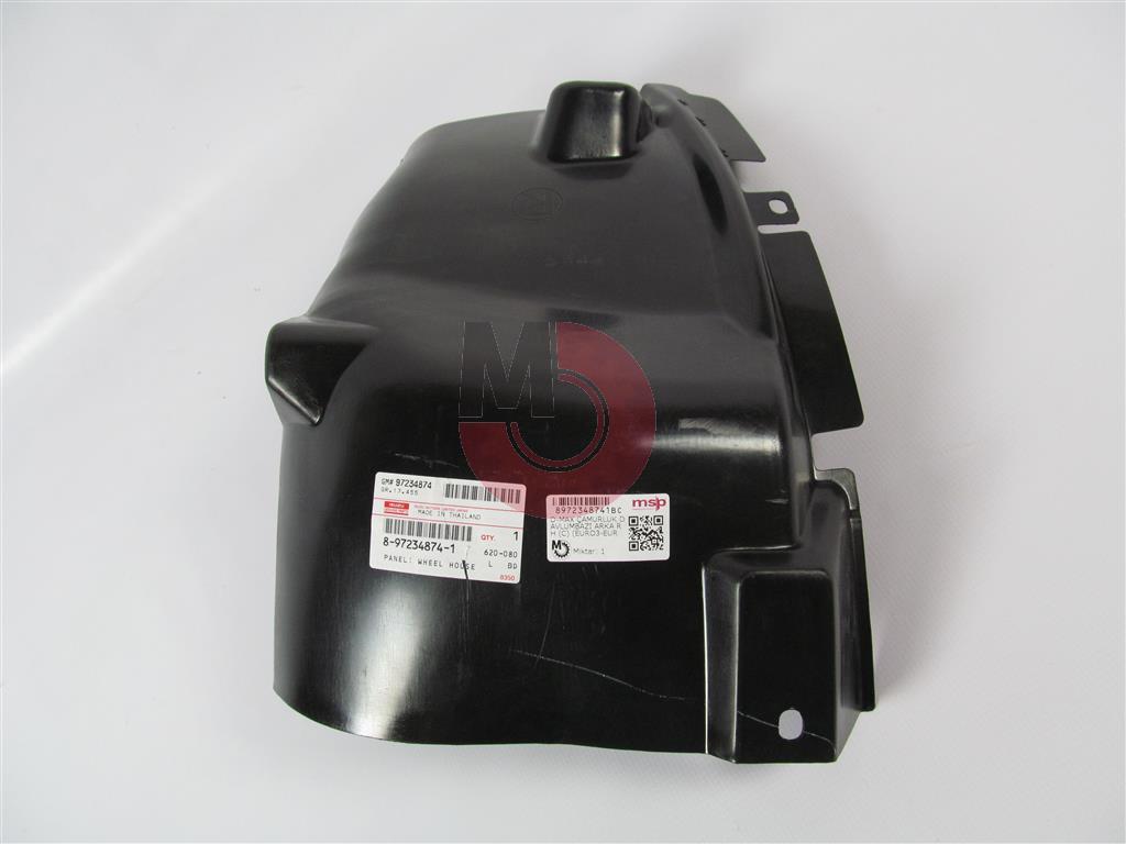 Dmax Çamurluk Davlumbazı Arka (Ön) Sağ (RH) (C) (Euro3-Euro4) Orj.