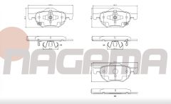 HONDA ACCORD VIII (CU) 2.0 I-VTEC - 2.2 I-CDTI - 2.4 I-VTEC 2003-2008 FREN BALATA ON IKAZLI