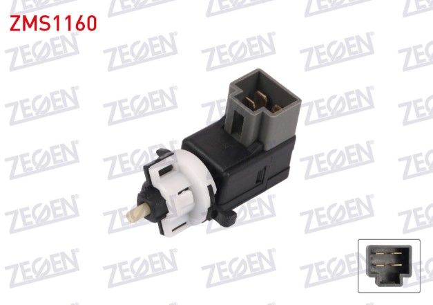 HYUNDAI ELANTRA 2011-2015 / I30 2011-2017 / I40 2011- / SANTA FE 2012- / KIA CEE'D 2012- / PICANTO 2011- / RIO III 2011-2014 / SORENTO II 2009-2015 FREN MUSURU 4 PIN
