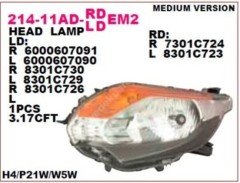 MITSUBISHI L200 (KK, KL) FAR SAĞ 16- Dizel KROM