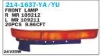 MITSUBISHI CANTER FE511/515/635/659 FAR ALT SİNYALİ SOL 97-07 DIZEL