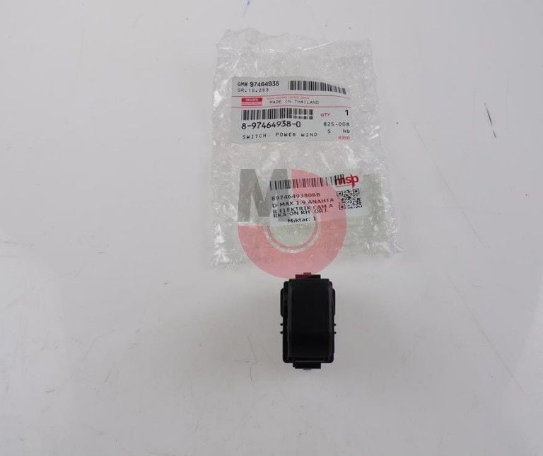 D-MAX 1.9 Anahtar Elektrik Cam Arka-Ön RH Orj. 89