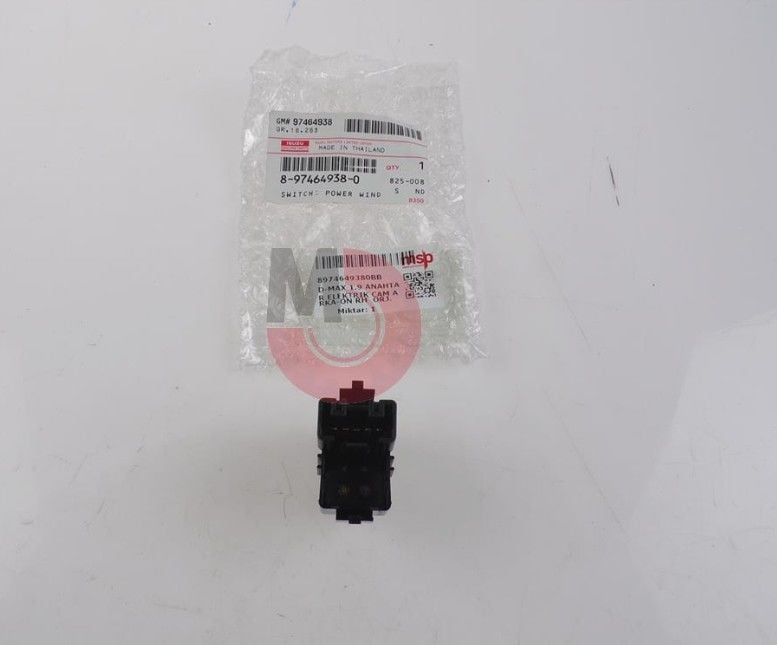 D-MAX 1.9 Anahtar Elektrik Cam Arka-Ön RH Orj. 89