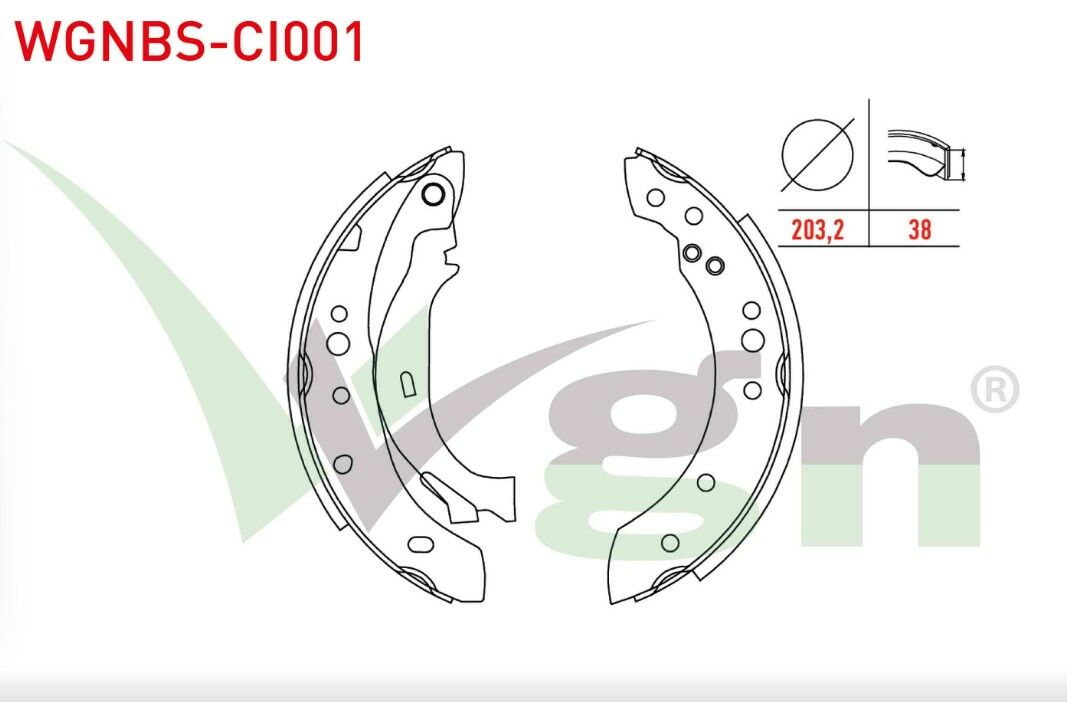 SYMBOL II 1.5 DCI LEVYELI 203,2X38 mm 2008-2012/C3 1.4 HDI 2002-2009/LOGAN 1.5 DCI 2004-2012/206 1.4 HDI 1998-2006/LAGUNA I 1.9 DTI 1993-2001/TWINGO 1.2 1993-2007 FREN PABUC BALATA ARKA