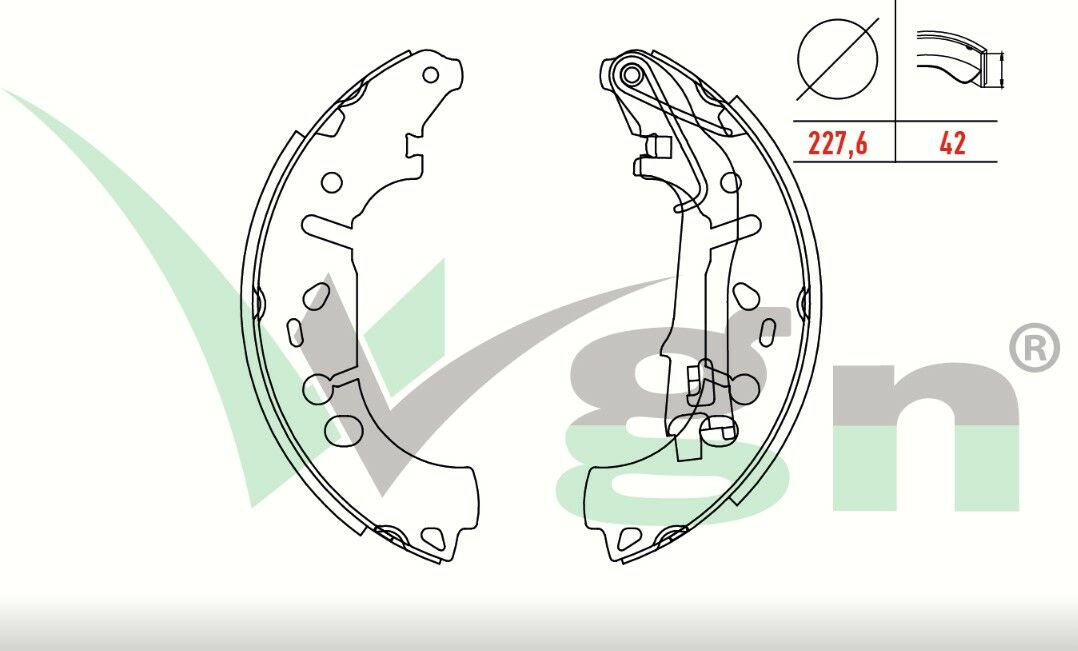 FIAT LINEA (323) 1.3 MJT LEVYELI 228X40 mm 2007-/ GRANDE PUNTO 1.3 MJT 2005-2012/CORSA D 1.3 CDTI 2006-2014/CORSA E 1.4 2014- FREN PABUC BALATA ARKA