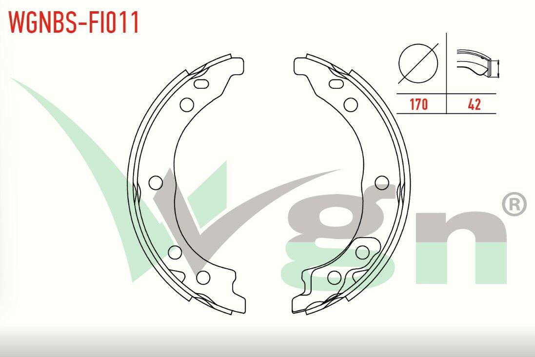 FIAT DUCATO (244) 2.8 JTD 170X42 mm 2002-2006/BOXER II 2.2 HDI 2002-2006/BOXER II 1.9 TD 2002-2006/DUCATO 2.5 D 2002-2006/JUMPER II 1.9 D 2002-2006/BOXER II 2.5 D 2002-2006 EL FREN BALATASI