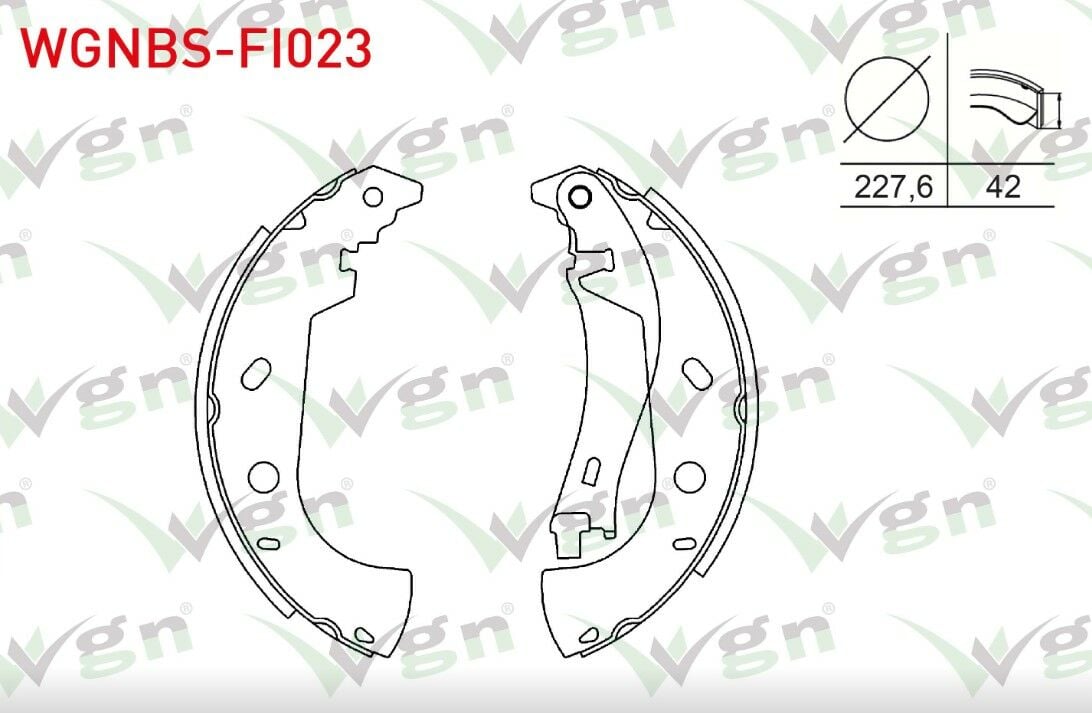 FIAT MAREA WEEKEND 1.6 16v - 2.0 20V 1999-2007 / PALIO WEEKEND 1.2 - 1.4 - 1.6 1996-2005 FREN PABUC BALATA ARKA LEVYELI 227,6X42