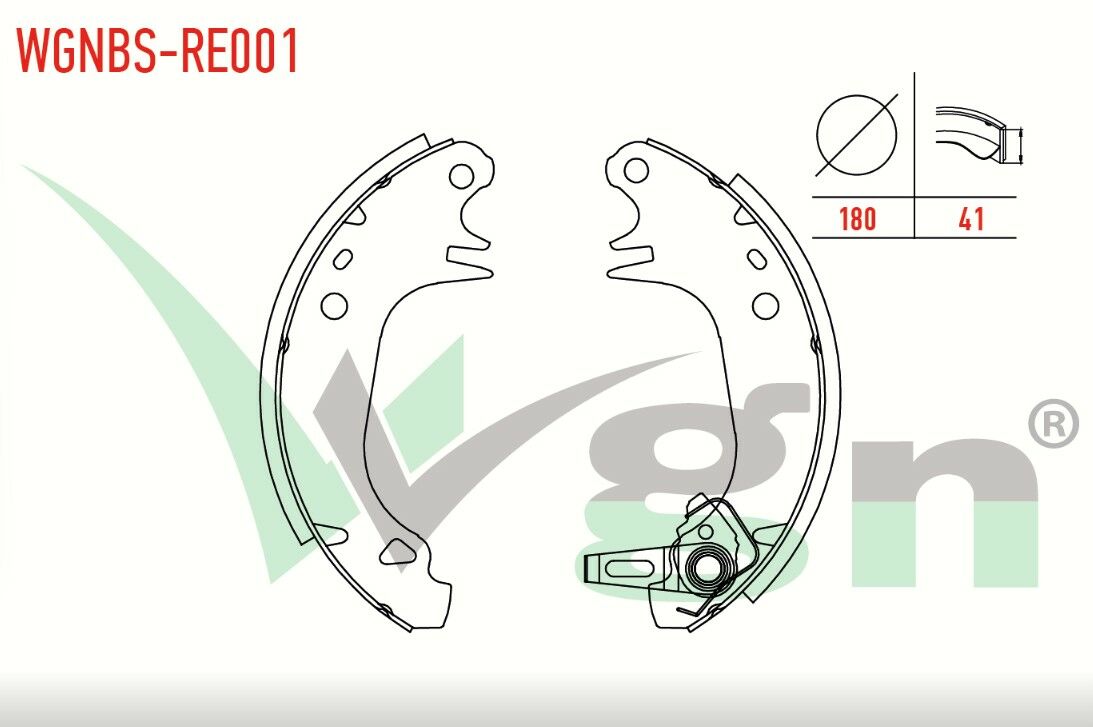 RENAULT R9 (L42) 1.4 PERCINLI 180X41 mm 1985-2000/R11 (B/C37) 1.4 1983-1995/R11 (B/C37) 1.6 1983-1995/R11 (B/C37) 1.7 1983-1995 FREN PABUC BALATA ARKA