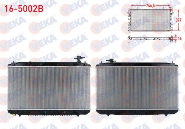 Chery Tiggo 1.6 M-T AC+/- 2010- Su Radyatörü Brazing