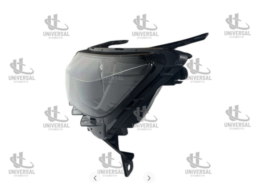 Sandero 21-23 LH Far (Ledsiz/Siyah/Dacia Yazılı)