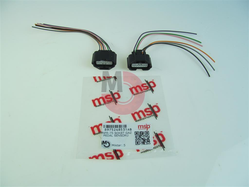 Npr75 Gaz Pedal Soket Sensör 8975248531