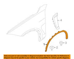 Bmw F15 Çamurluk Dodik Ön Sol 51777294373