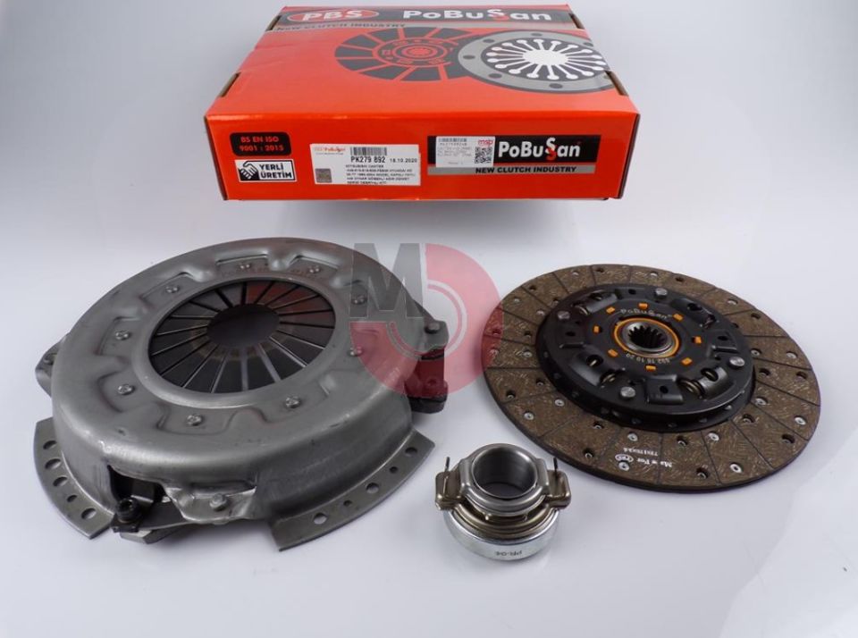 Mitsubishi Canter 449 Debriyaj Baskı Disk Rulman Set (OYNAR GÖBEK)(POBUSAN)
