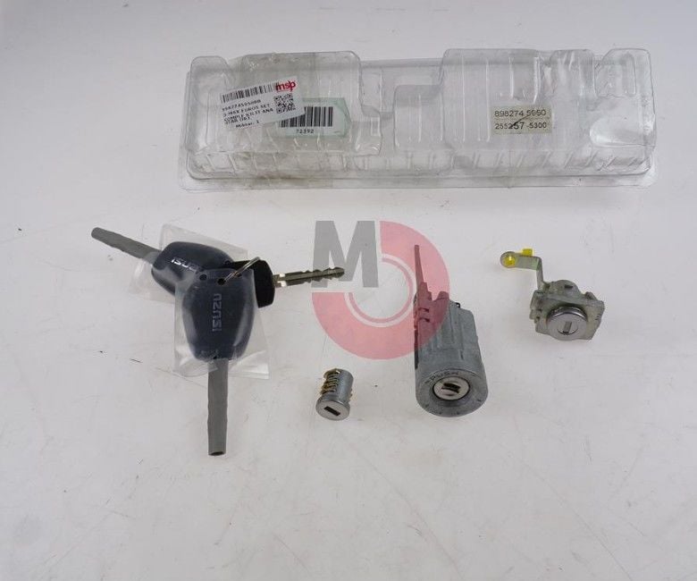 D-MAX EURO5 Set Komple Kilit Anahtar Orj.