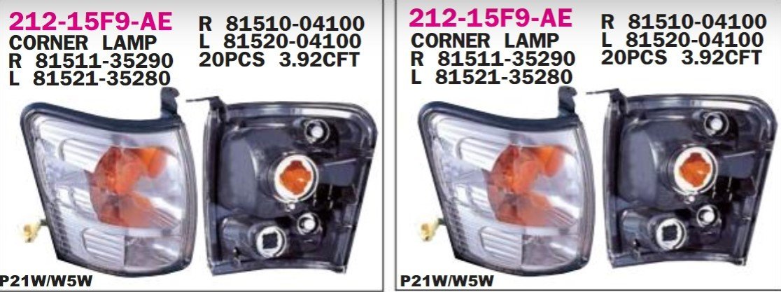 TOYOTA	HILUX SİNYAL LAMBASI SAĞ 02-04 DIZEL