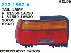 TOYOTA	COROLLA (E10) STOP LAMBASI SOL 93-97 Benzin