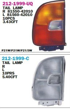 TOYOTA	RAV4 (A1) STOP LAMBASI SOL 95-97 Benzin