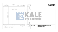 Nissan Navara Radyatör Manuel 2005 21460 EB30A