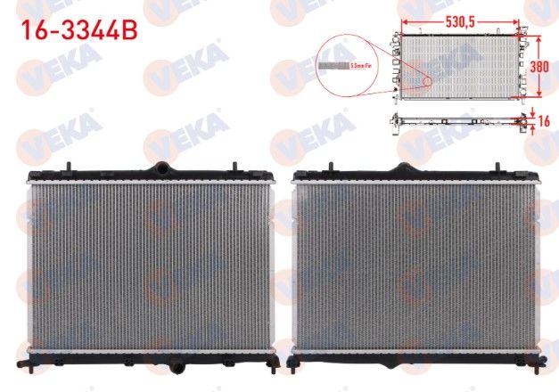 PEUGEOT 2008 2015- / 208 2018- / CITROEN C4 III 2020- / DS 3 CROSSBACK 2018- / OPEL CORSA F 2019- SU RADYATORU BRAZING 1.2 PURETECH - 1.5 BlueHDI