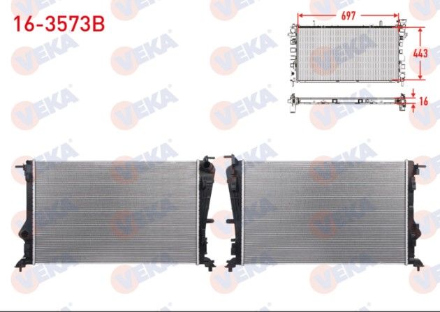 RENAULT MEGANE IV 1.5 DCI EURO 6 2016- SU RADYATORU BRAZING