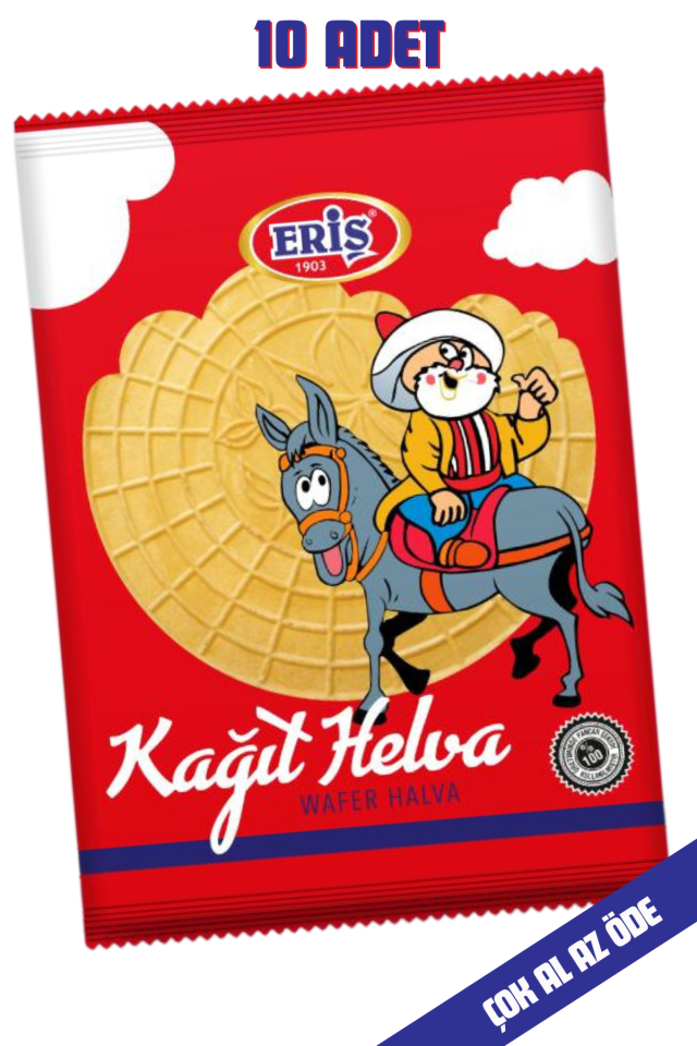 ÇOK AL AZ ÖDE - Eriş Çıtır Kağıt Helva (10 Adet)