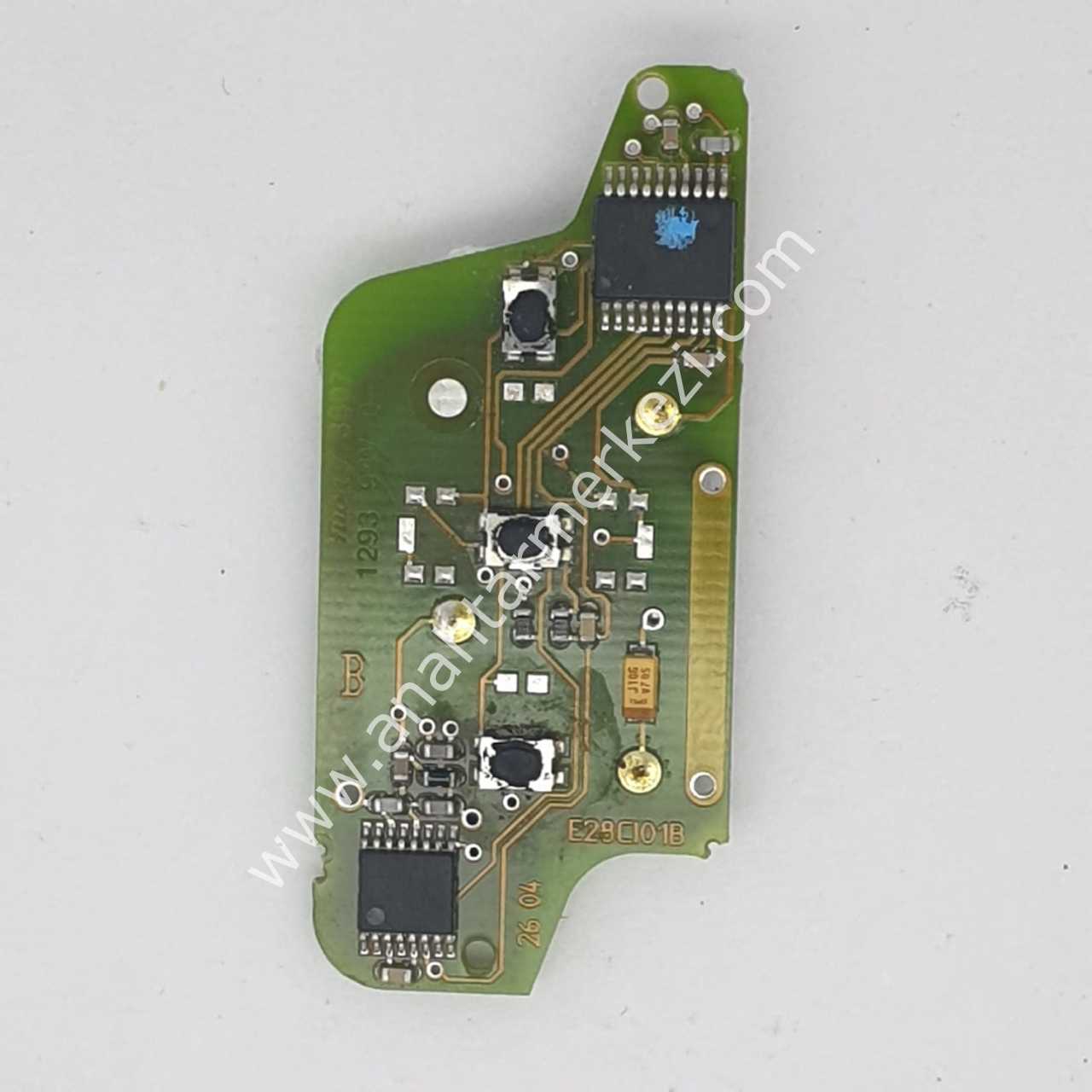 Citroen C4 Orjinal Tamir İç Kartı 433Mhz