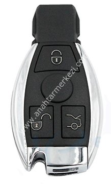 Mercedes 3 Butonlu Nec Smart Kumanda Kabı (BGA Tipi)