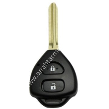 Toyota 2 Buton Kumanda Kabı (TOY 43)