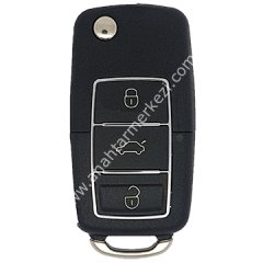 B01-VW Tipi 3 Buton Sustalı Kumanda