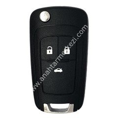 Chevrolet Cruze 3 Buton Kumanda Orjinal Logolu 433Mhz
